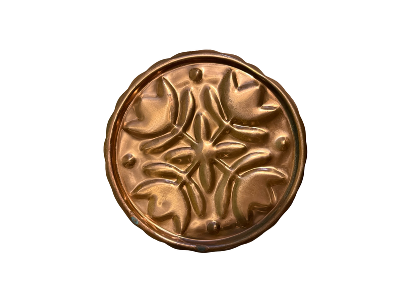 Vintage Copper Mold - Leaf & Berry Design