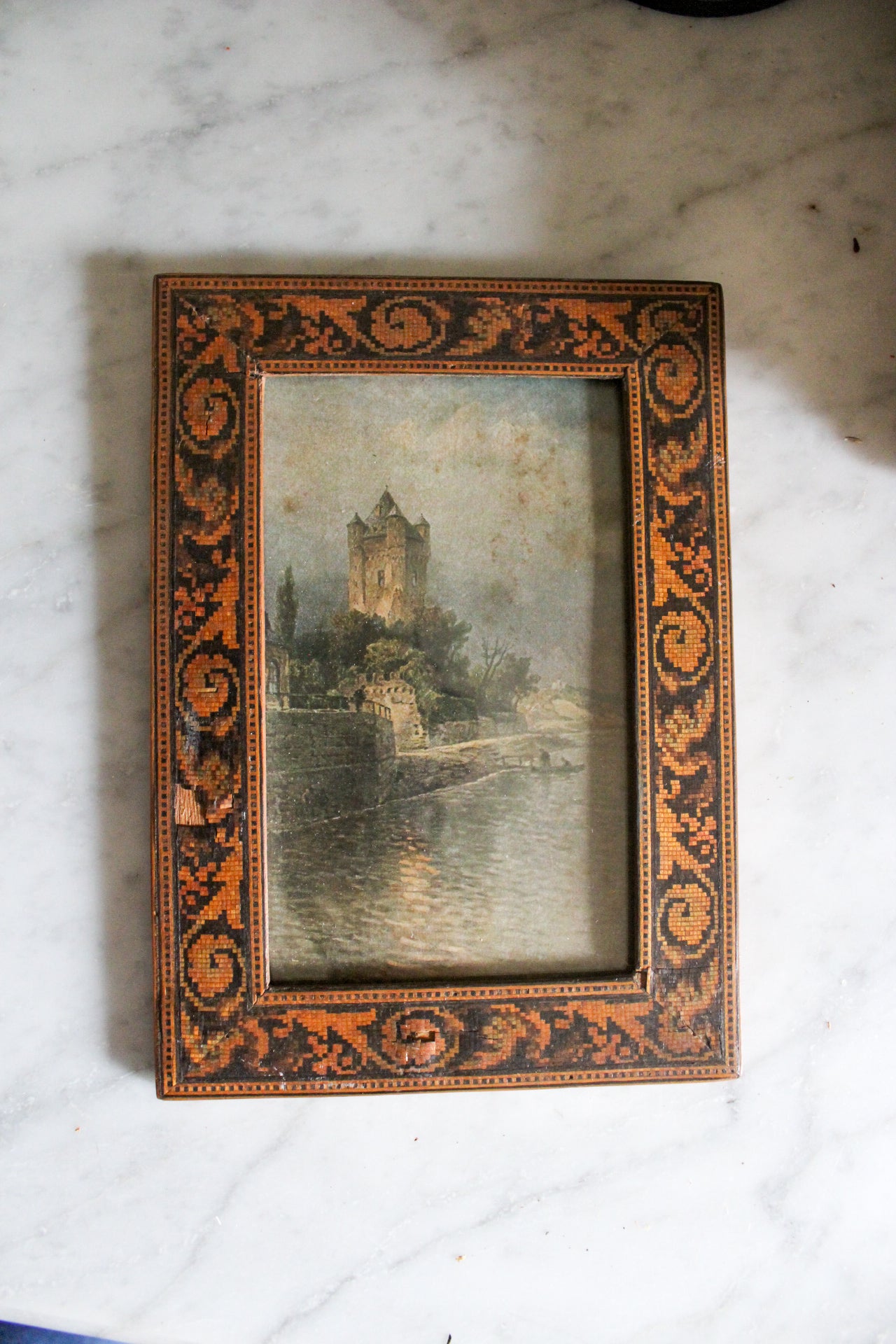 19c Tunbridge Micro Mosaic Frame