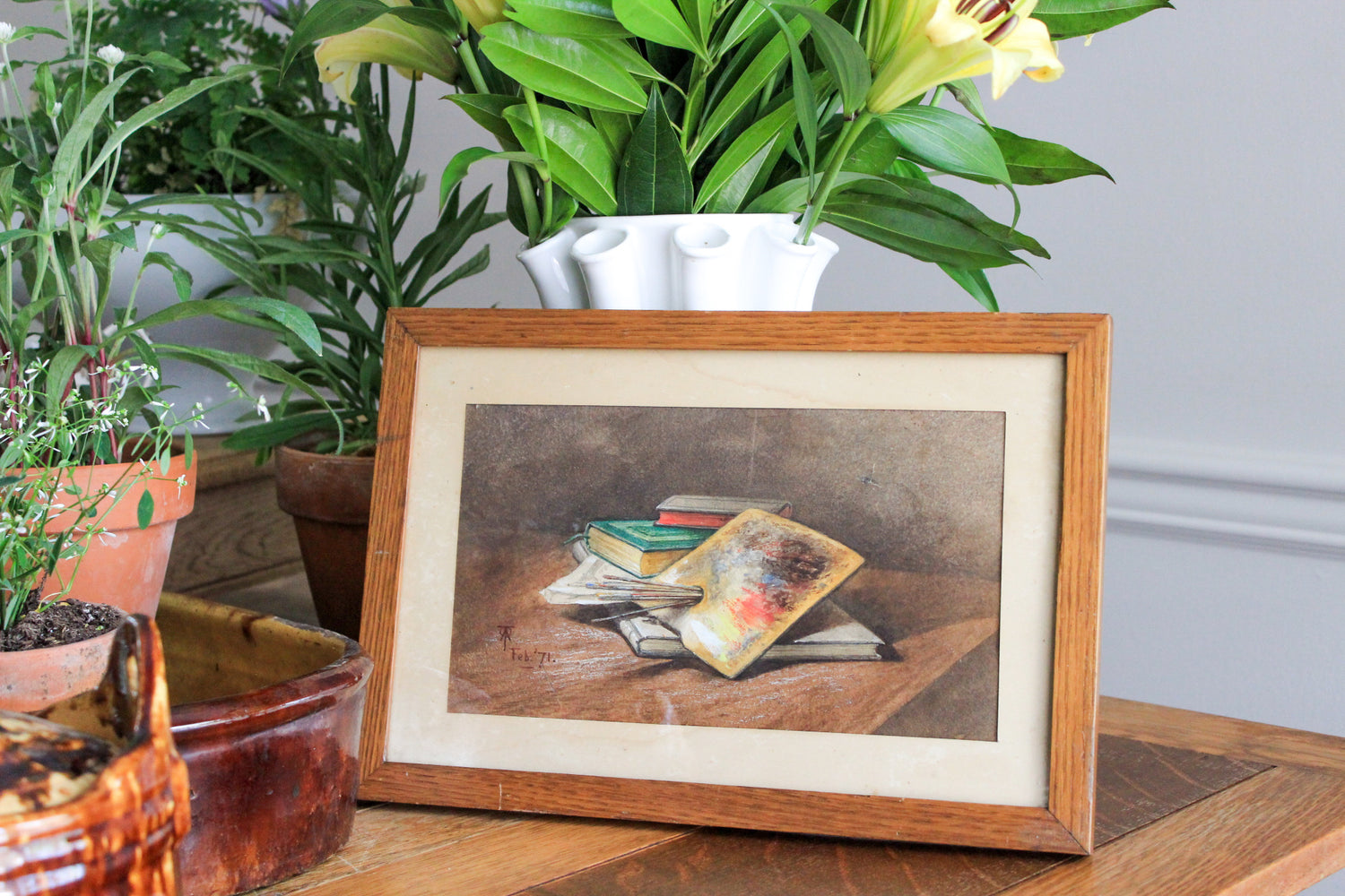 Artist Pallet Still Life