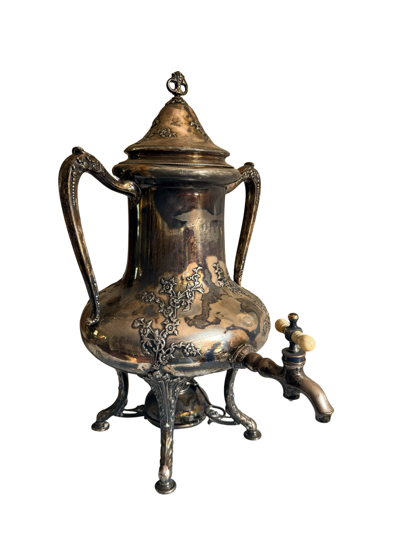 Antique Silver-plate Hot Water Urn