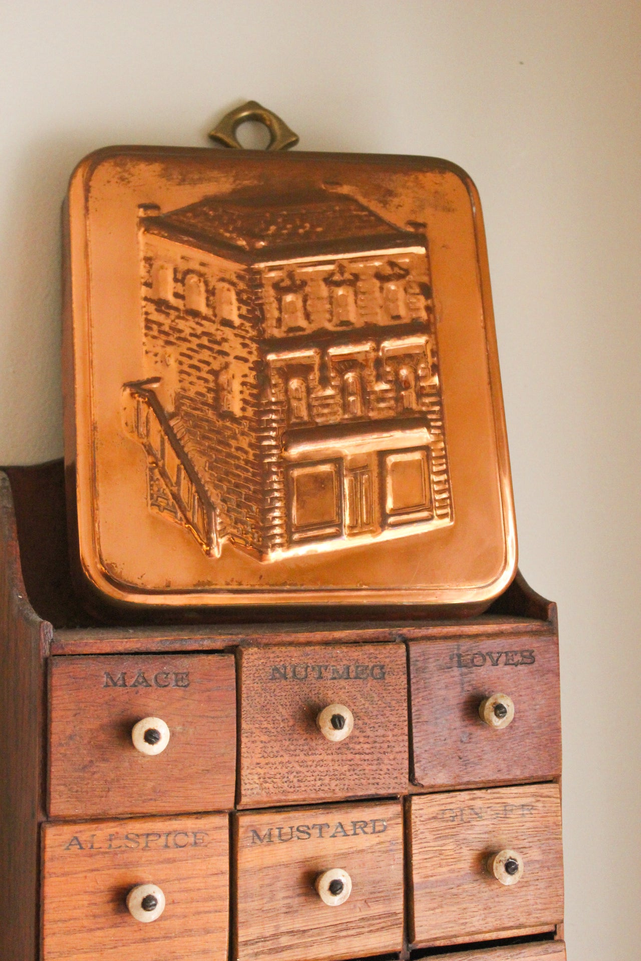 Vintage Copper Architectural Mold