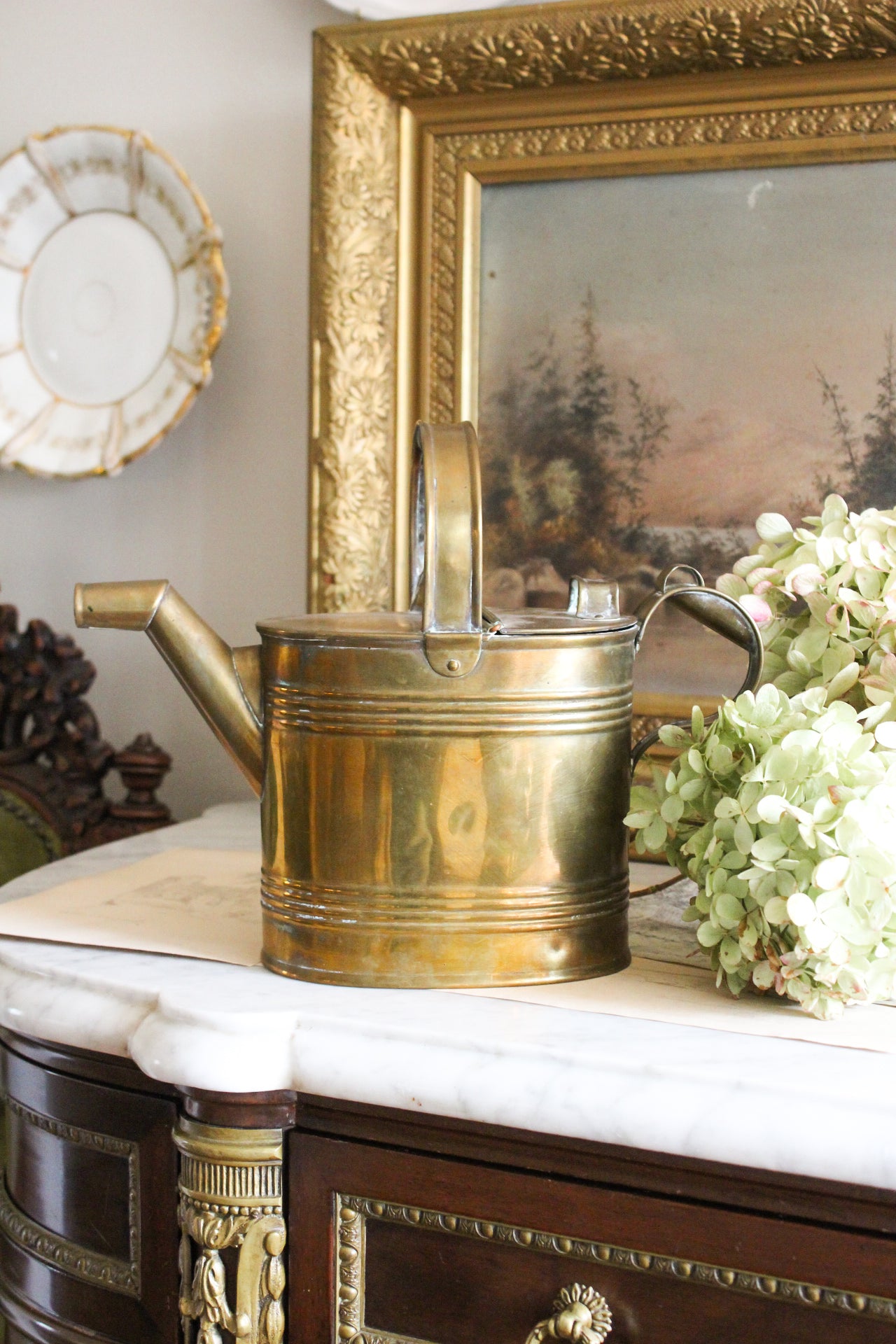 Antique Brass Watering Can