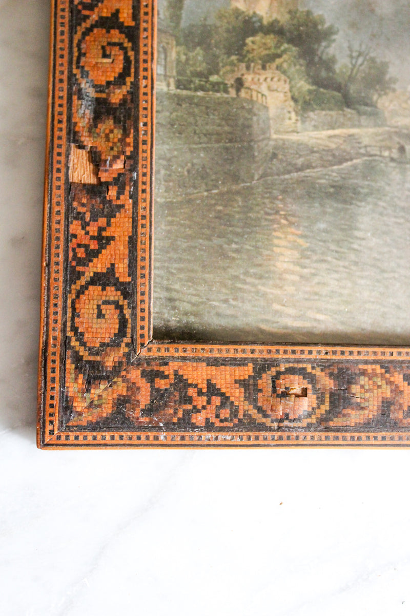 19c Tunbridge Micro Mosaic Frame