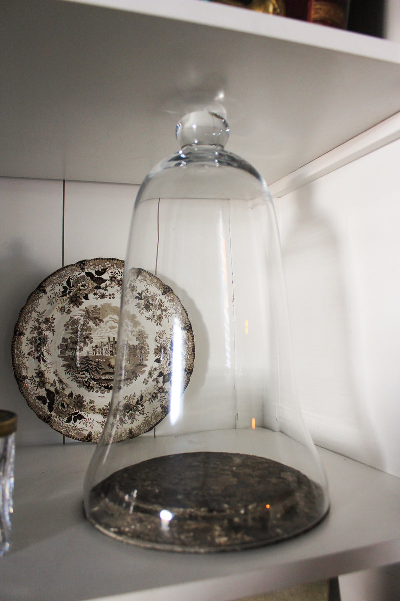 Bell Cloche and Base