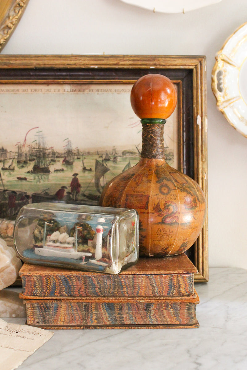 Vintage Ship in a Bottle