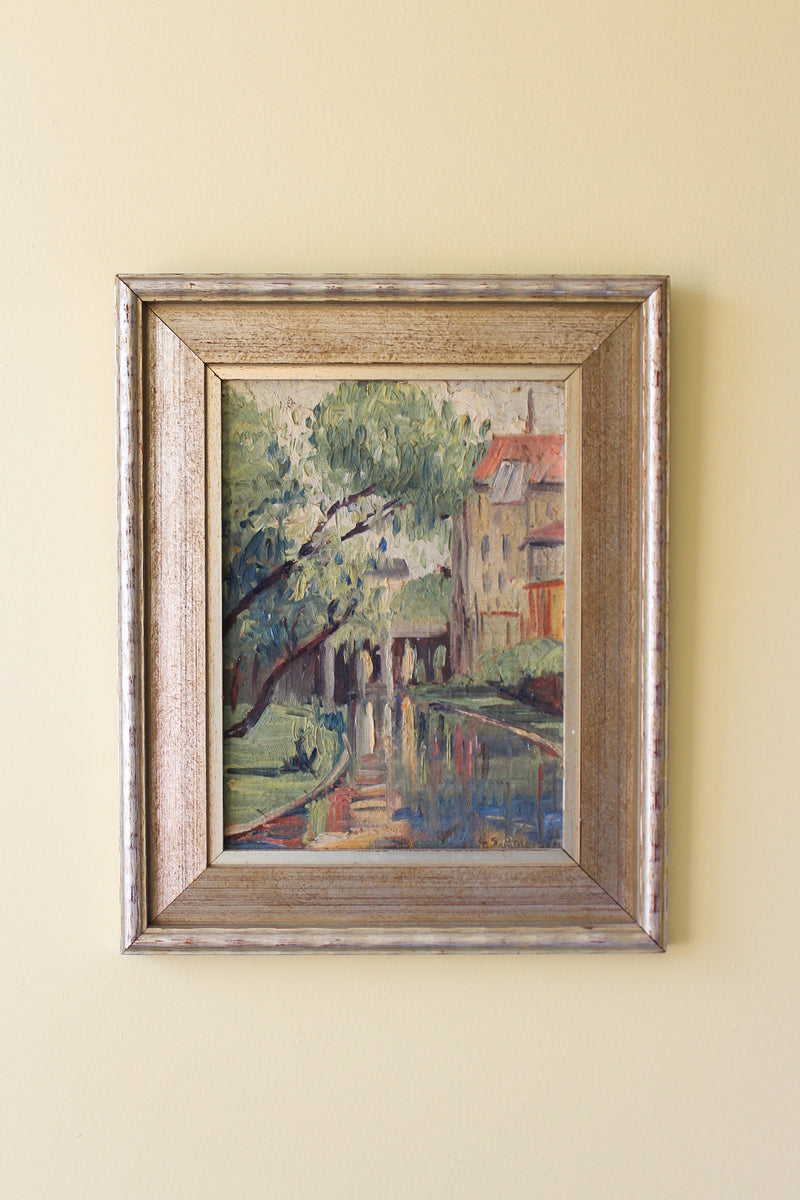 Impressionist Style Oil Painting on Board