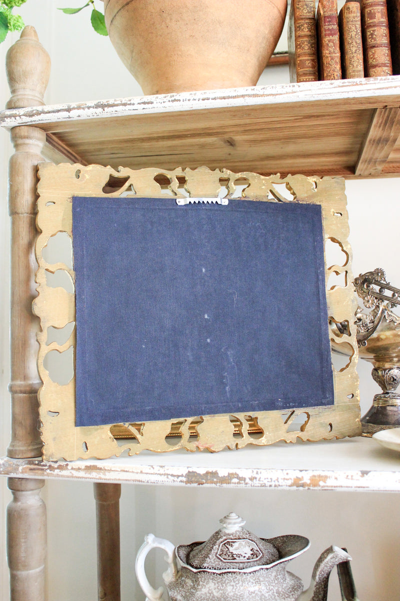 Vintage Pastoral Landscape in Ornate Gilt Frame 02