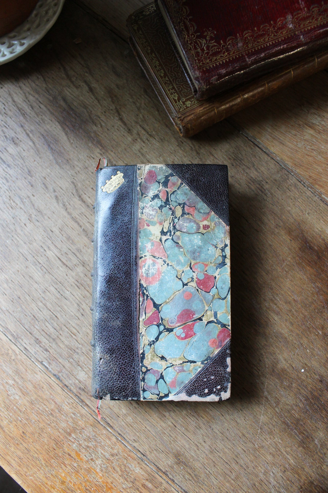 19c mini styling book half leather