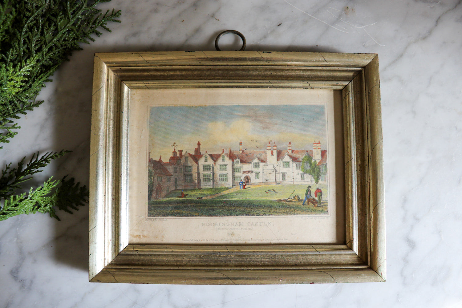 1873 Rockingham Palace Engraving