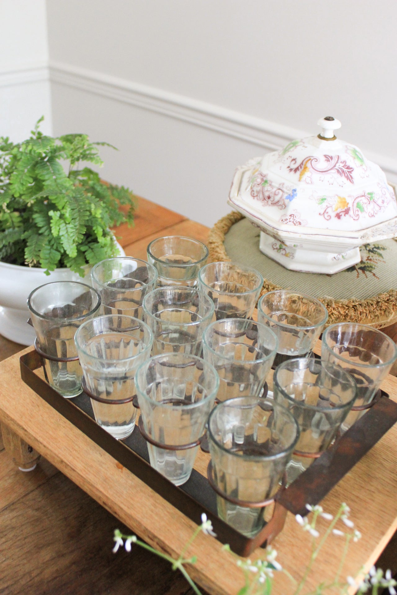 Vintage Glassware Server