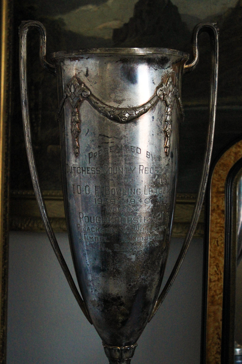 Vintage Silver-plate Presentation Trophy | 1939–1940