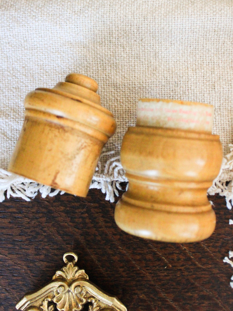 Wooden Hair Pin Box
