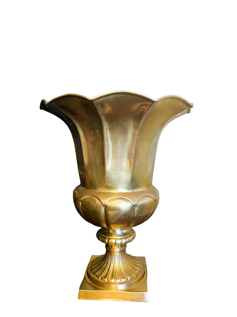 Brass Statement Vase