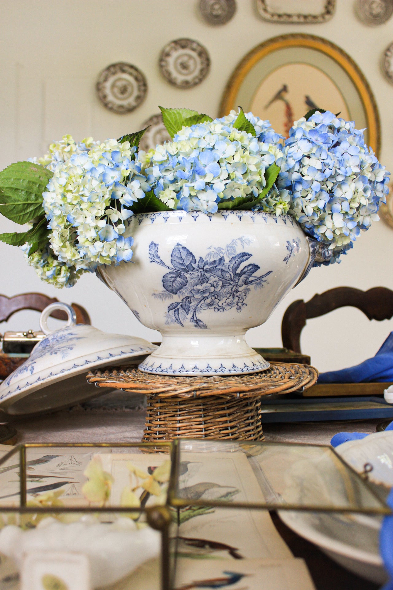 French Sarreguemines Flore Tureen