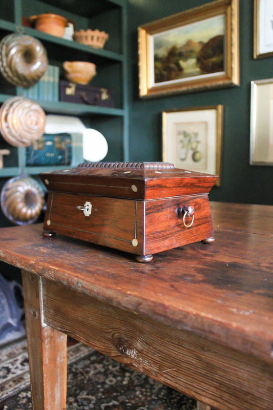 Regency Style Antique Rosewood Box
