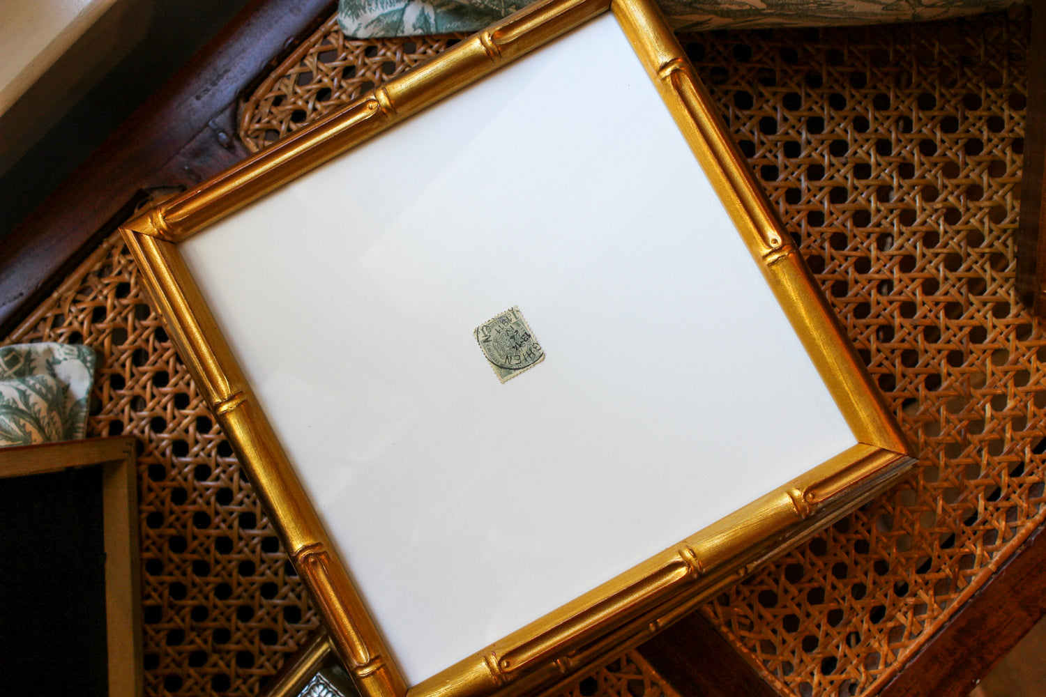 Antique Belgian Stamp Art - Arcadia