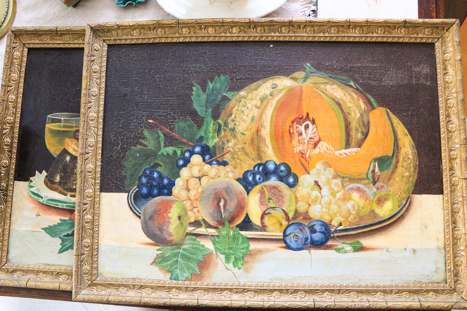French Melon Still Life