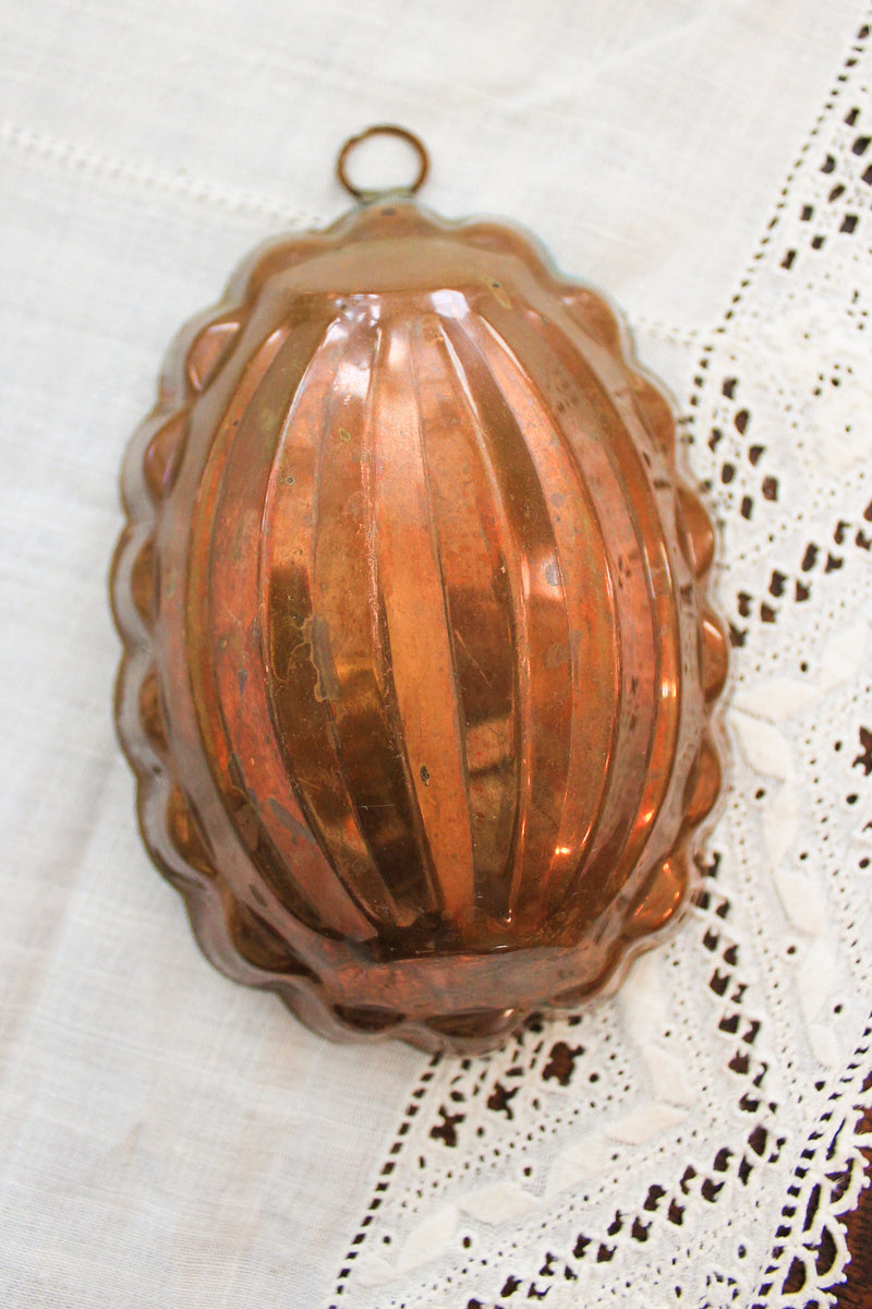 Antique Copper Jelly Mold