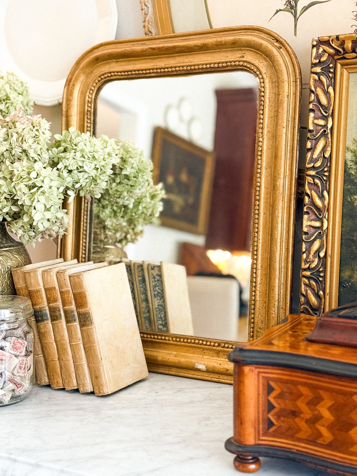 French Louis Philippe Giltwood Mirror