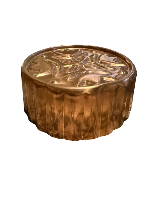 Vintage Copper Mold - Leaf & Berry Design