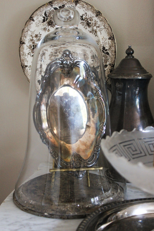 Bell Cloche and Base