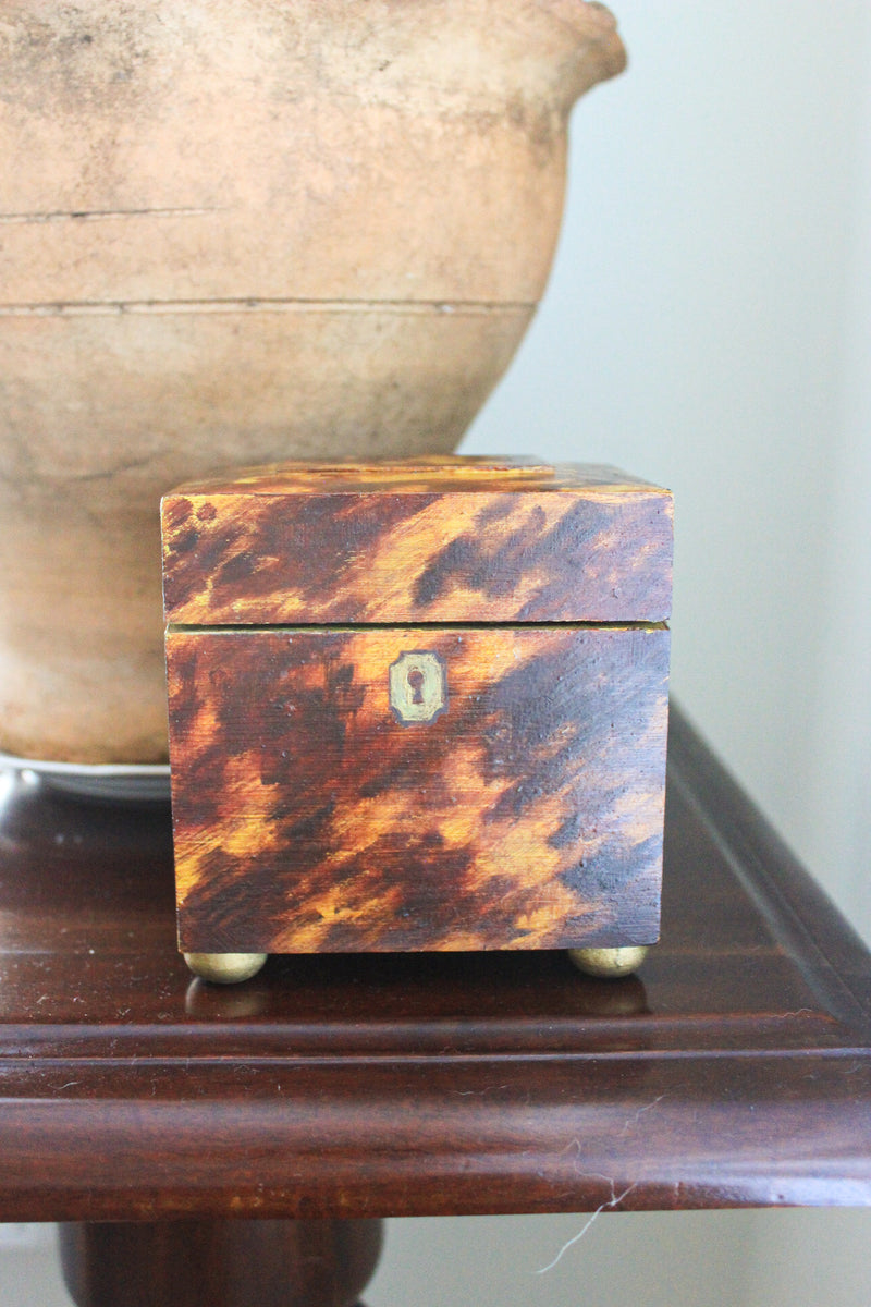 Vintage Faux Tortoise Shell Box