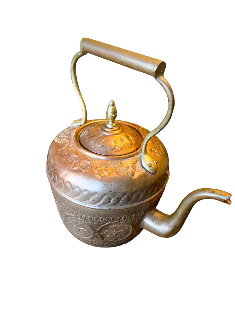 Antique Copper Tea Kettle