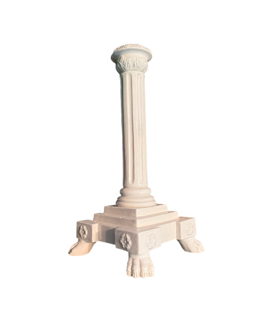 Porcelain footed candle stick