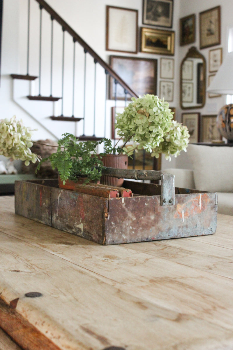 Vintage Artist Brush Box