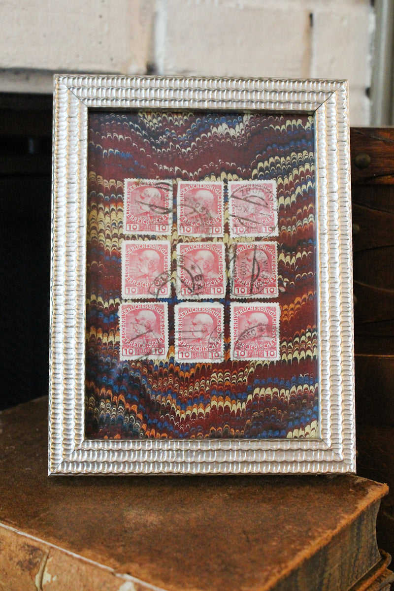 Antique Belgian Stamp Art - Ralph
