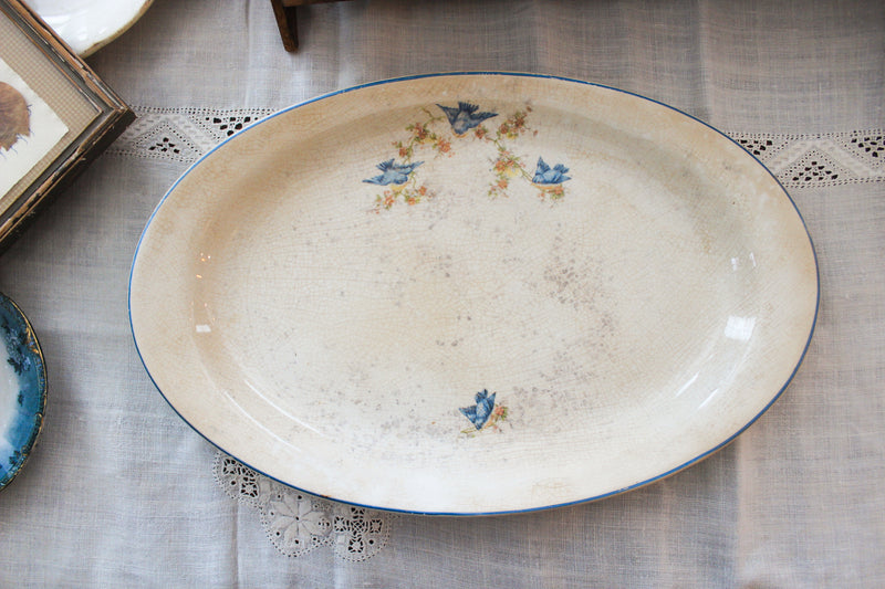 Vintage Homer Laughlin Bluebird Platter