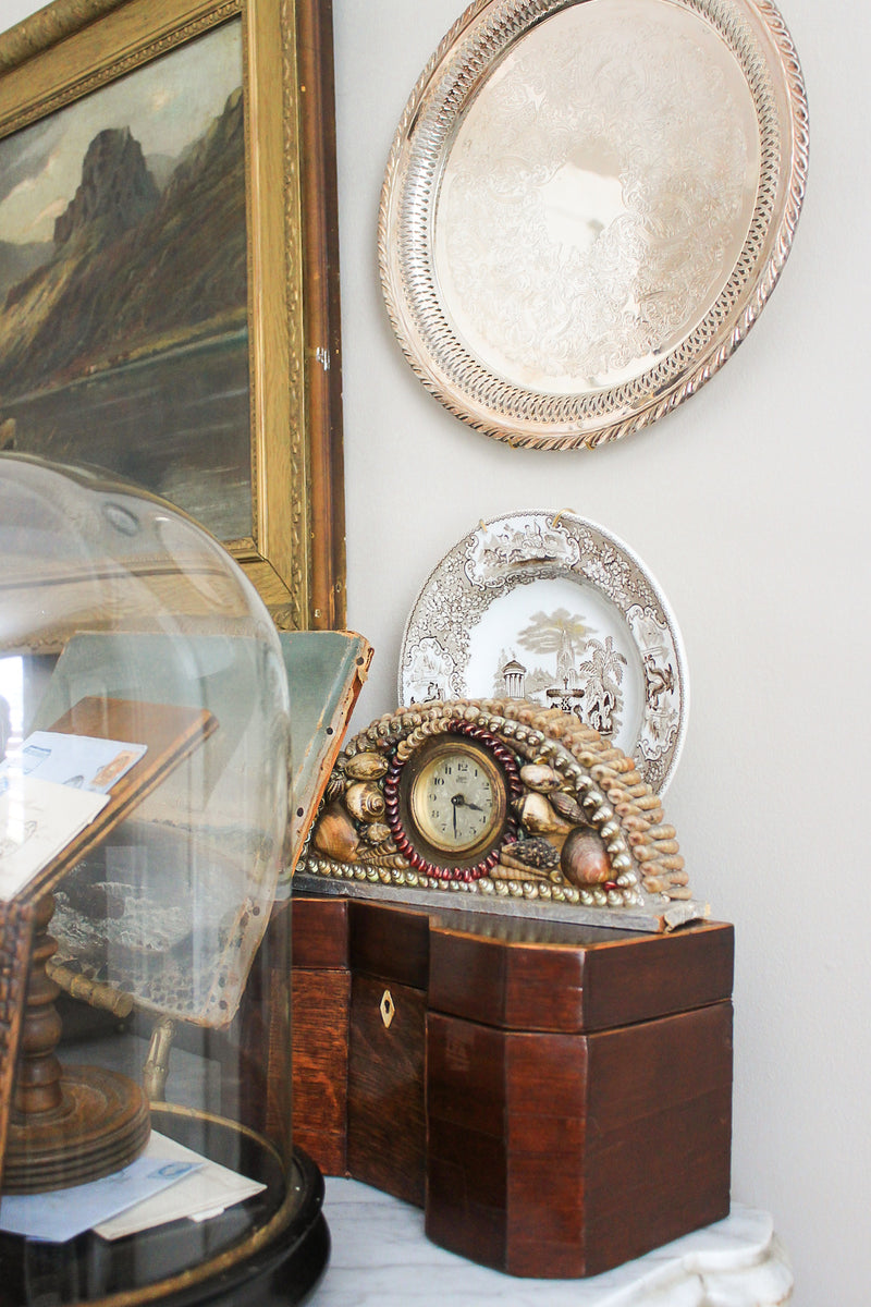 1940s Shell Mantle Clock