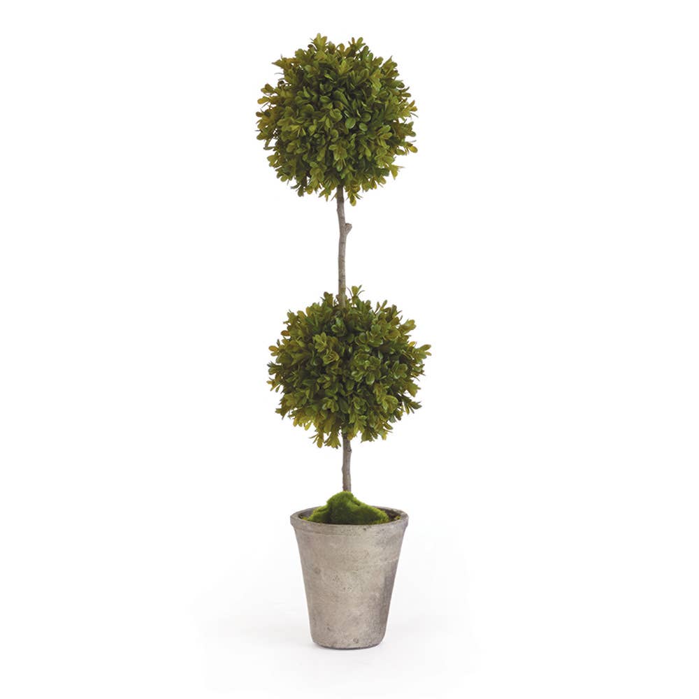 Barclay Butera Faux Boxwood Topiary Potted 25"