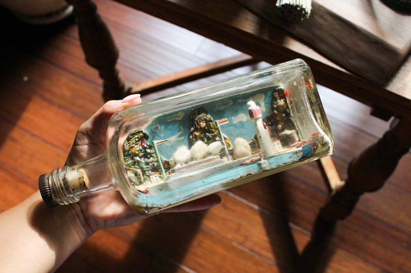 Vintage Ship in a Bottle