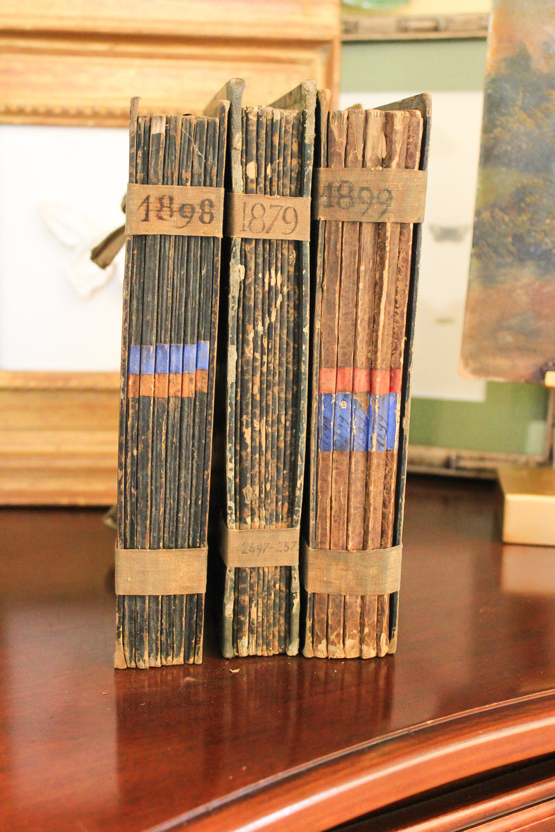 Antique French Legal Journals, 1890s