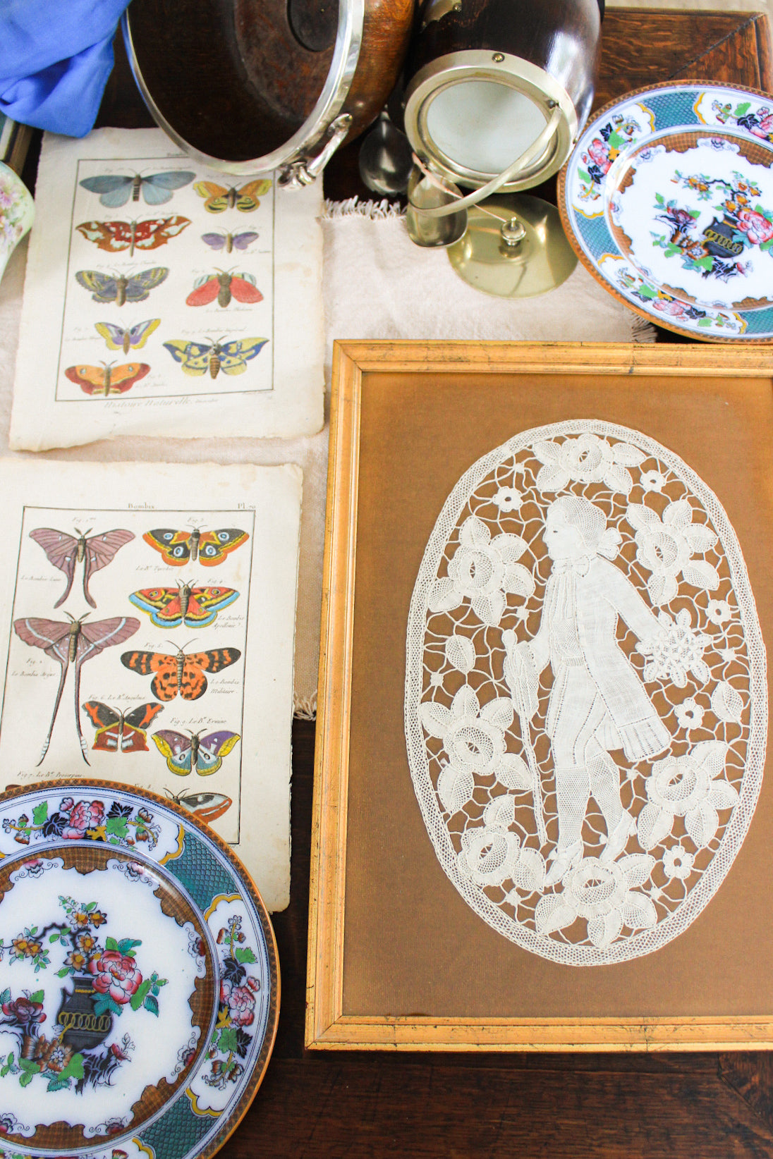 Framed Edwardian Lace