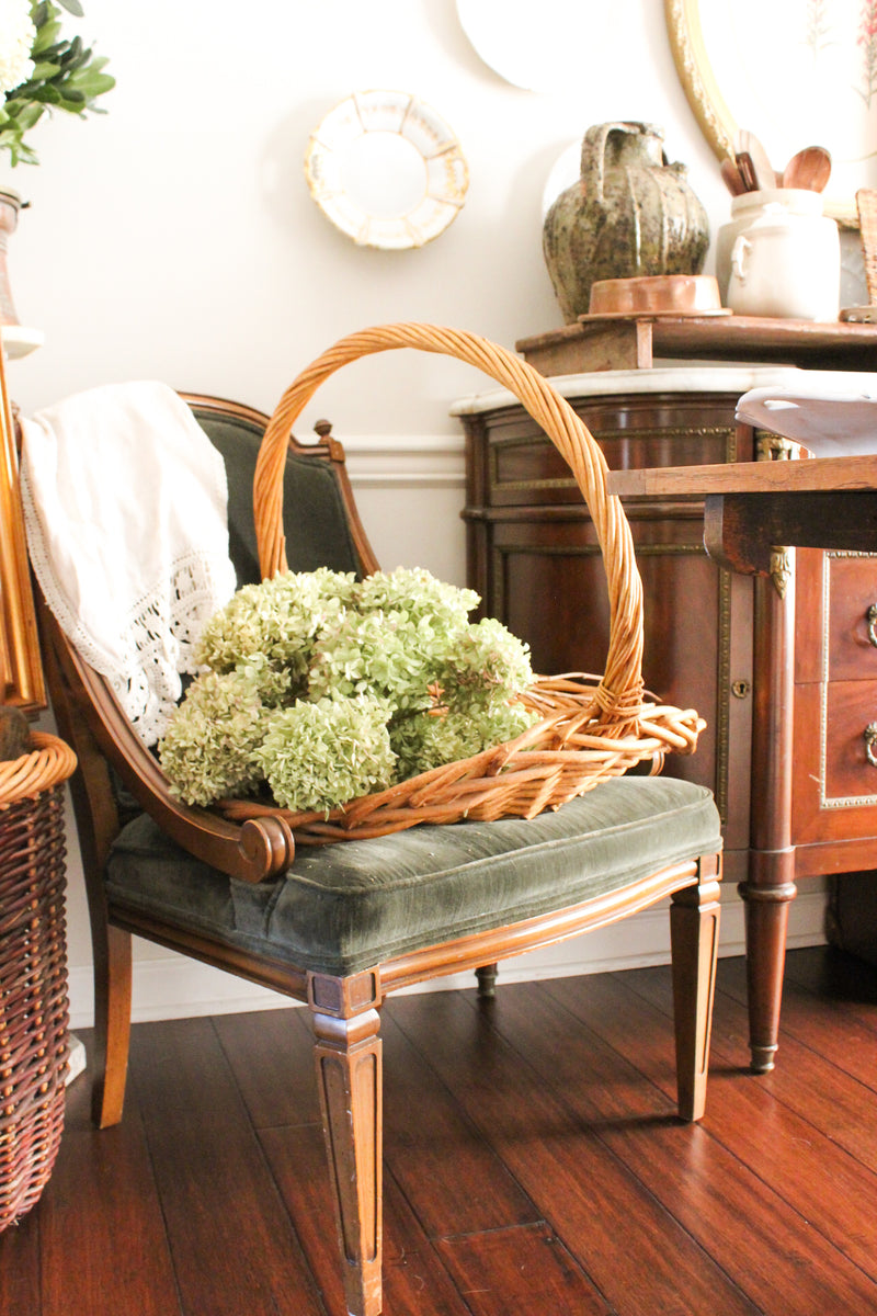 Extra Large Vintage Harvest Basket