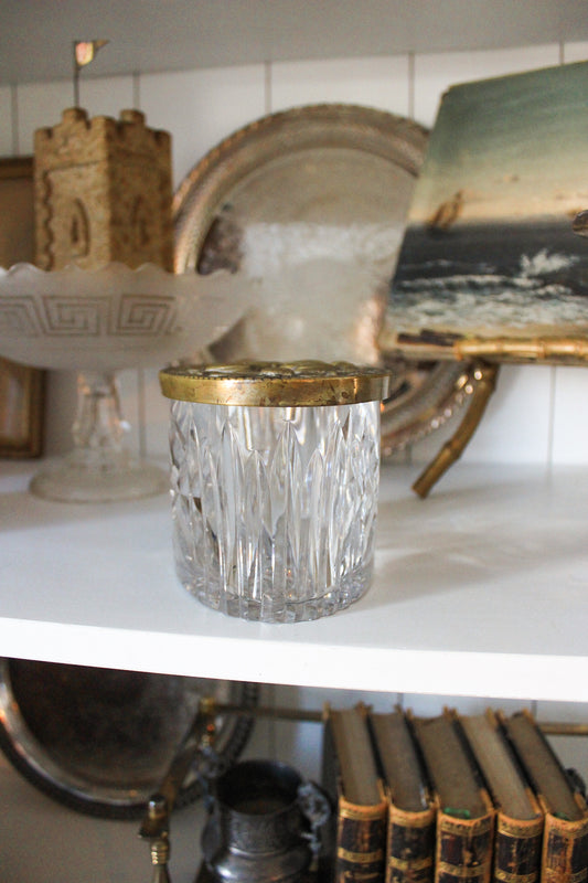 Royal Brierley Crystal Dresser Box