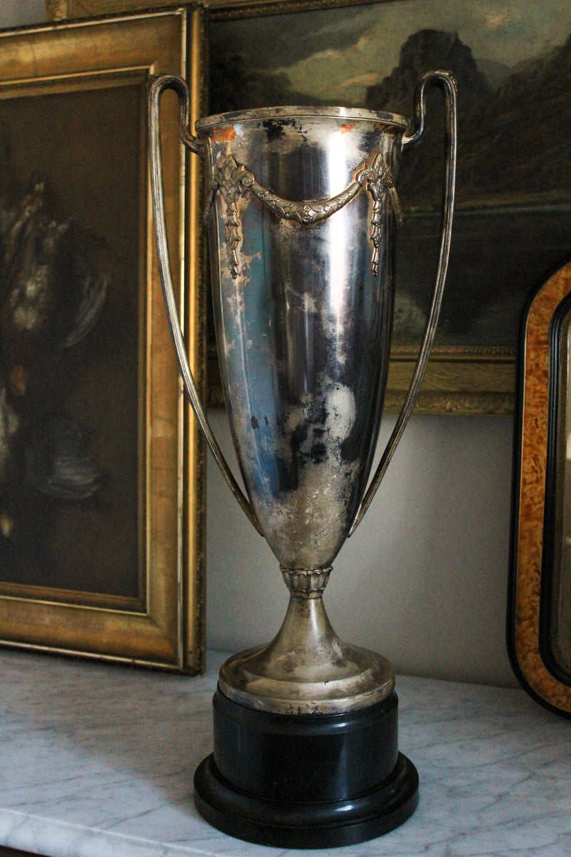 Vintage Silver-plate Presentation Trophy | 1939–1940