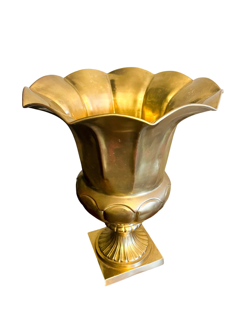 Brass Statement Vase