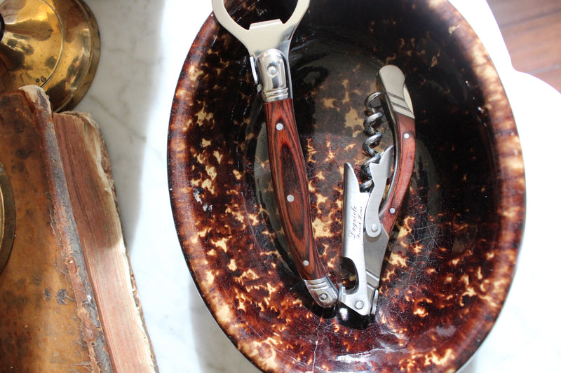 Laguiole Bottle Opener Bar Set with Pakkawood Handles