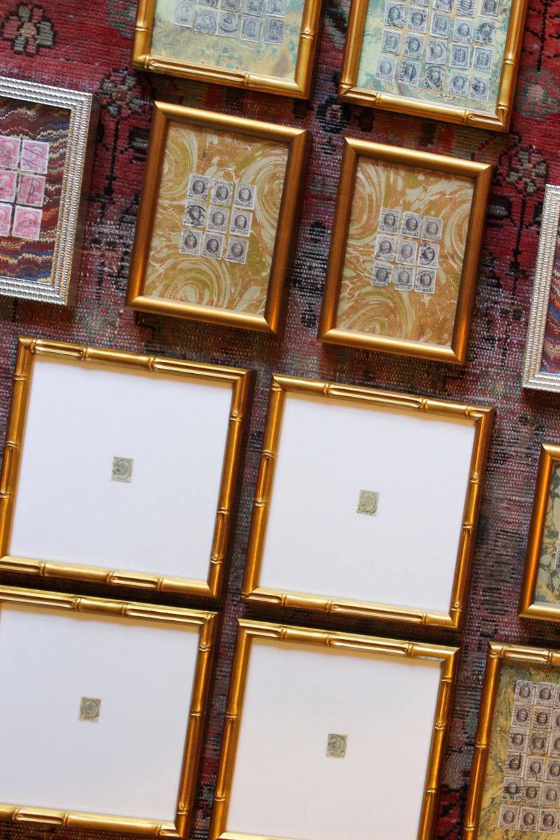 Antique Belgian Stamp Art - Dawn