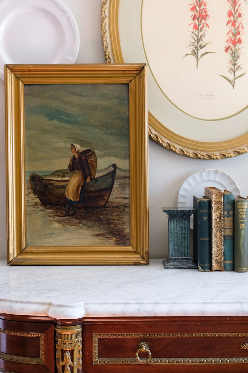 Fisherman’s Wife Oil on Board