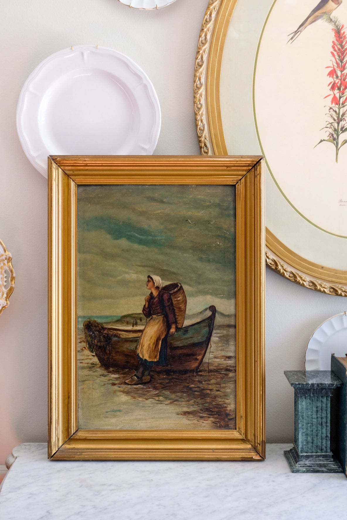 Fisherman’s Wife Oil on Board