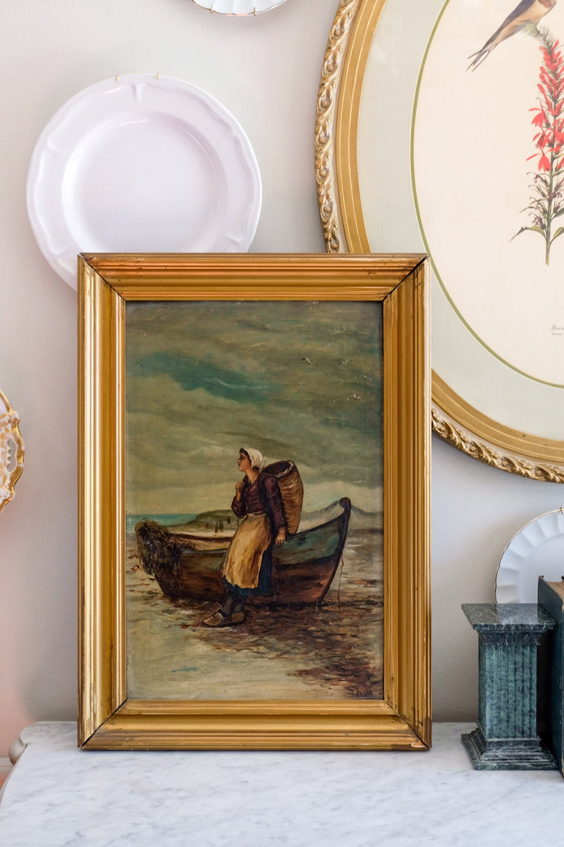 Fisherman’s Wife Oil on Board