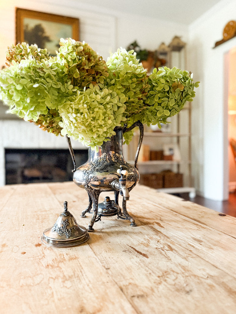Antique Silver-plate Hot Water Urn