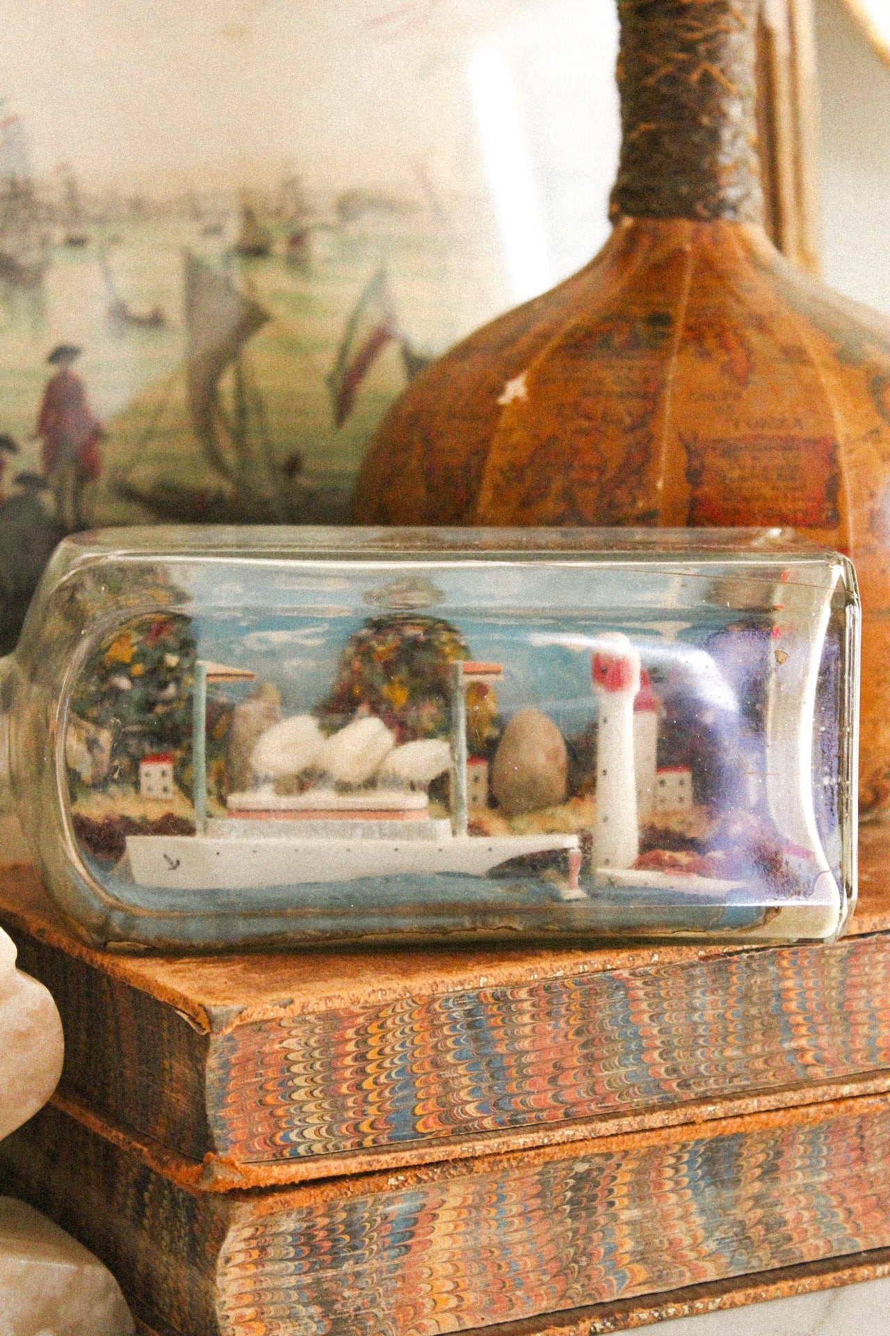 Vintage Ship in a Bottle