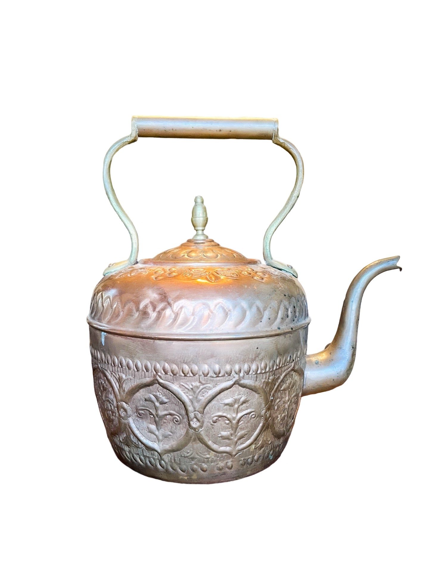 Antique Copper Tea Kettle