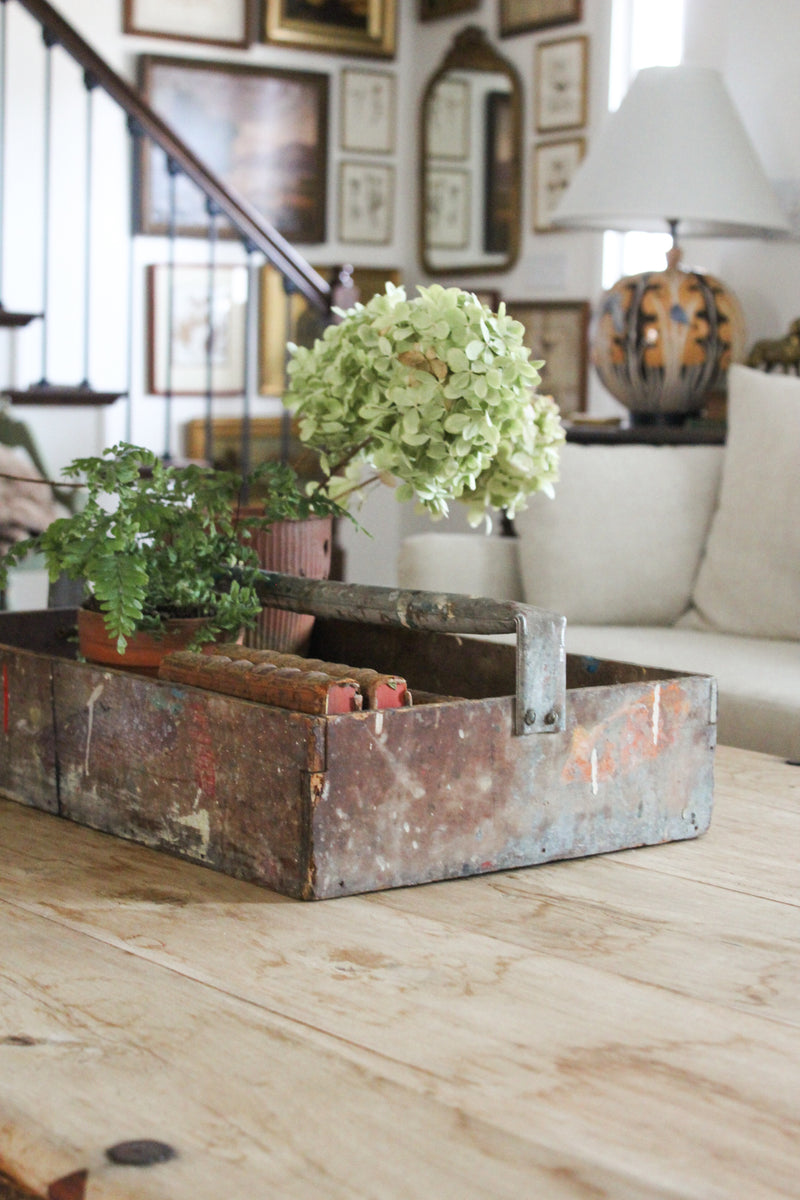 Vintage Artist Brush Box