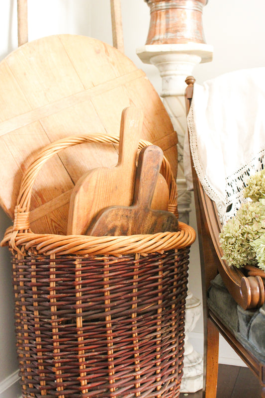 Large European Gathering Basket